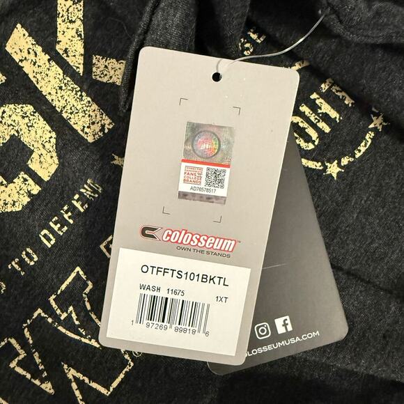 Men's Colosseum Heathered Black Washington Huskies Military Appreciation Flag - Picture 5 of 6